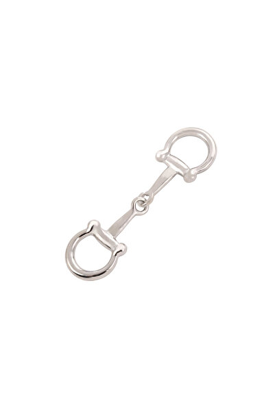 Choice مشبك وشاح هورسبيت ماتيكو-ي، مشبك وشاح مربع صغير مزدوج الاستخدام فاخر ع...