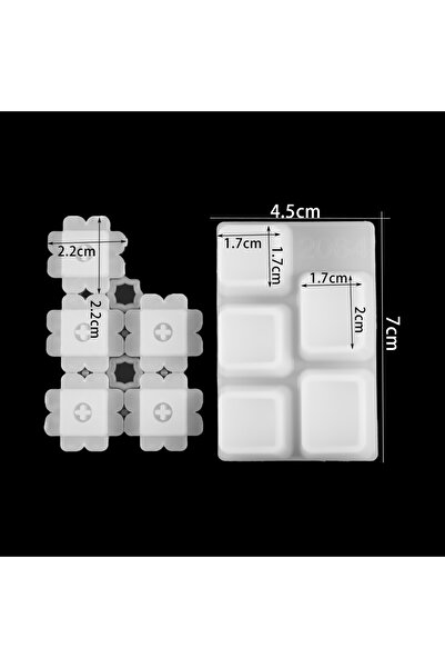 Choice Mold4 1pcs Gaming Mechanical Keyboard Key Cap Silicone Molds Crystal Epoxy Resin Casting Mold For DI