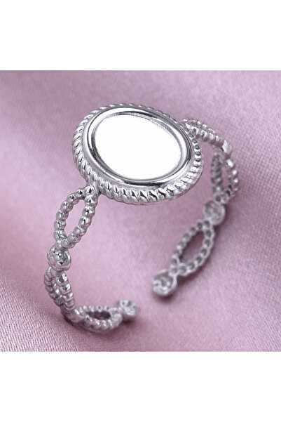 Choice J670-S 5 قطع معدنية قصيرة عالية الجودة بلون فضي بدون بهتان وفتحة حلقة ...