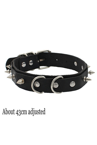 Choice Rivet Dots Pink Gothic Chain Necklace Leather Choker Party Punk Choker...