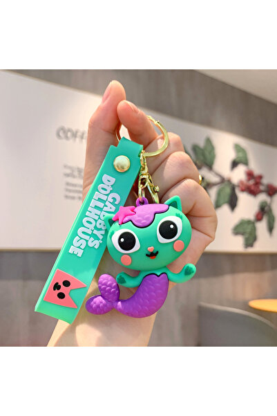 Choice 6 سم من بيت الدمية غابي، تماثيل ثلاثية الأبعاد، سلاسل مفاتيح، حقائب لط...