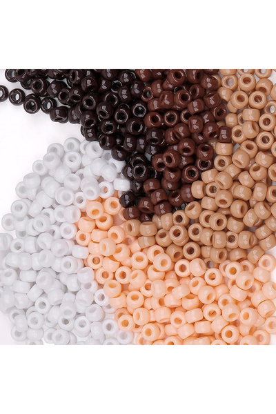 choice2 9mm DZZ-TZ-ZZ-5 Plastic Pony Beads 1000PCS Bul Pack Bead Set for Brac...