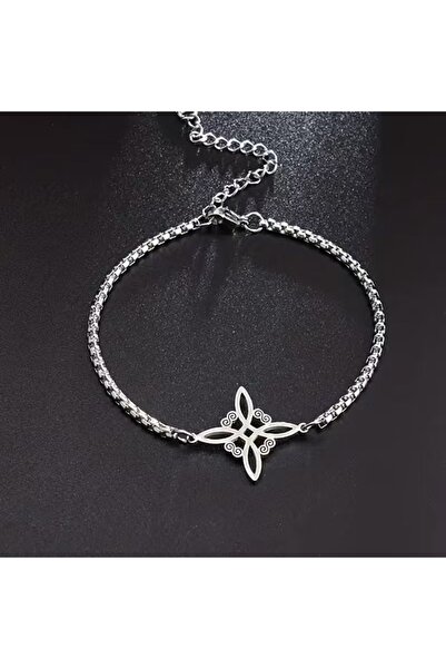 Choice سلسلة يد أوروبية وأمريكية فضية فريدة من نوعها بطول 22 سم لا تتلاشى، عا...