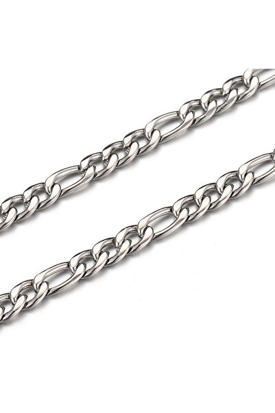 Choice سلاسل من الفولاذ المقاوم للصدأ بلون ذهبي بطول 1 متر - 4 مم، لصنع المجو...