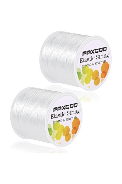 Choice 2 قطعة من حبل السوار المطاطي الأبيض المرن المصنوع من الخرز لصنع المجوه...