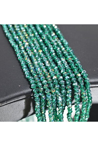 Choice34 4mm110pcs 41 110Pcs 4MM Artificial Crystal Glass Beads Flat Round Cl...