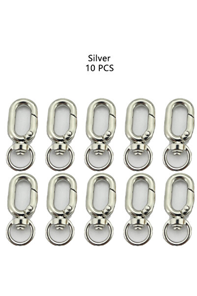 Choice YSK TYDW-Silve 10 PC 3/5/10pc Zinc alloy with ear spring ring metal op...
