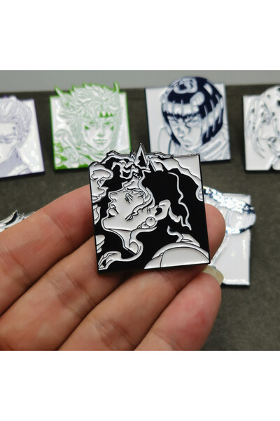 Choice style8 دبابيس مينا معدنية من سلسلة مغامرات جوجو الغريبة، بروش لمحبي ال...