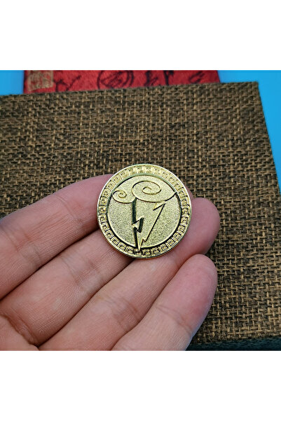 Choice دبابيس بروش ميدالية رمز الآلهة هرقل باللون الذهبي، شارات معدنية مطلية ...