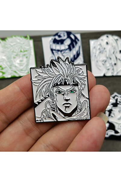 Choice ستايل6 دبابيس مينا معدنية من سلسلة مغامرات جوجو الغريبة، بروش لمحبي ال...