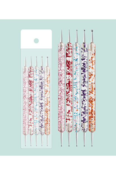 Choice مجموعة أقلام تزيين الأظافر الاحترافية Z01 1 ذات الطرفين - مثالية للنقا...