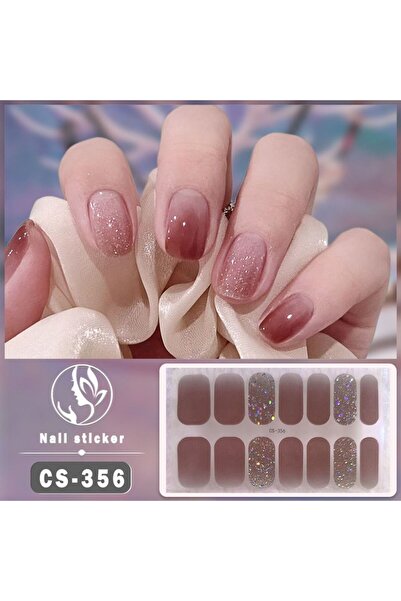 Choice CS-356 ملصقات أظافر جل من رقائق معدنية مكونة من 14 طرفًا وملصقات أظافر...