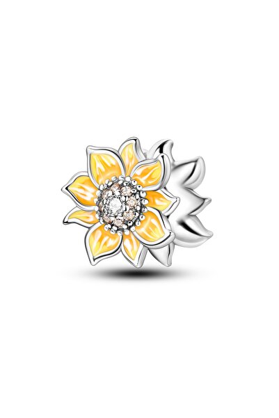 Choice KTC968 Flowers Series Silver Plated Sunflowers Tulip Carnation Charms ...