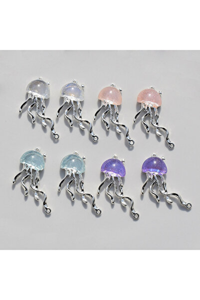 Choice 8 قطع من خرز متدلي على شكل حيوانات لطيفة مطلية بالمينا على شكل قنديل ب...