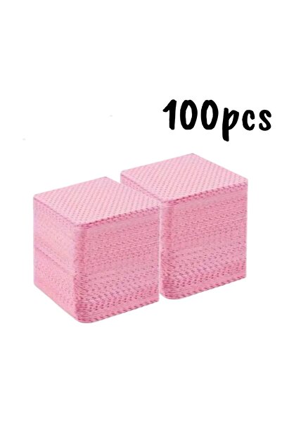 Choice 100 منديل وردي، 20/600 منديل أظافر خالي من الوبر، مناديل تنظيف جل، مزي...