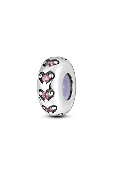 Choice13 KTC141 Silicone Spacer Beads Silver Plated Silicone Spacer Stopper C...