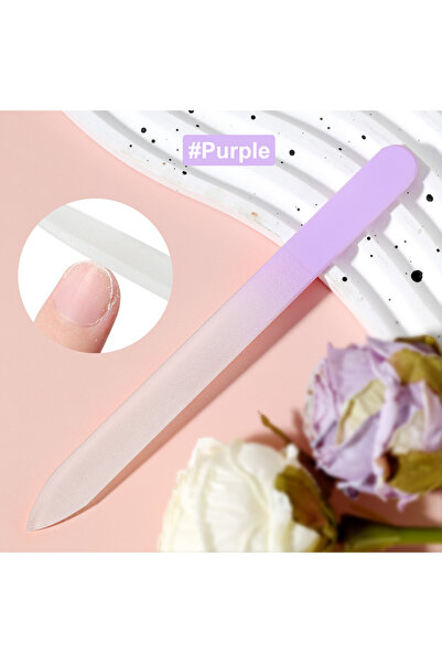 Choice MJ326-5 مبرد أظافر زجاجي احترافي، مصقول، متين، توسيد فني، كريستال زجاج...