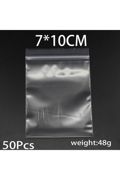Choice 7x10cm-50pcs 30-100Pcs Thick Plastic Poly Clear Bags 4x6/5x7/6x8/7x10c...