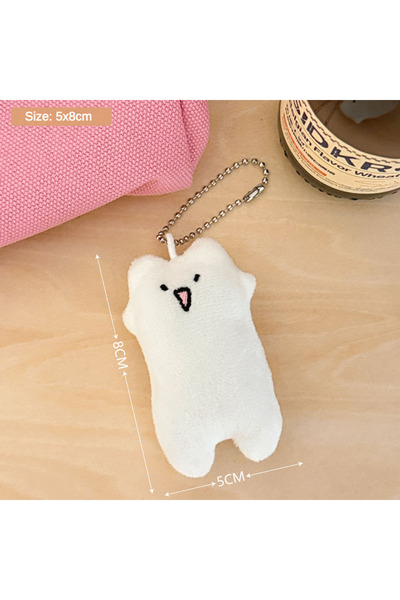 Choice أفخم 2 قطعة 2 قطعة القط صعبة الوردي أرنب الحلزون دمية قلادة الإبداعية أفخم دمية سلسلة المفاتيح قلادة Co