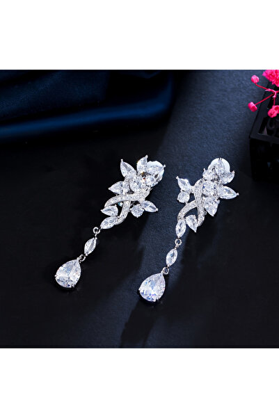 Choice awb4068-1 أقراط أذن غير منتظمة مرصعة بالزركون بتصميم أوروبي وأمريكي لل...