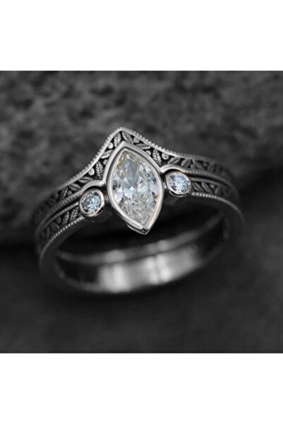 Choice 6 R1782 خاتم زفاف نسائي من الكريستال المقلد من Revivalism، عرض ساخن، مجوهرات عصرية، هدية رائعة