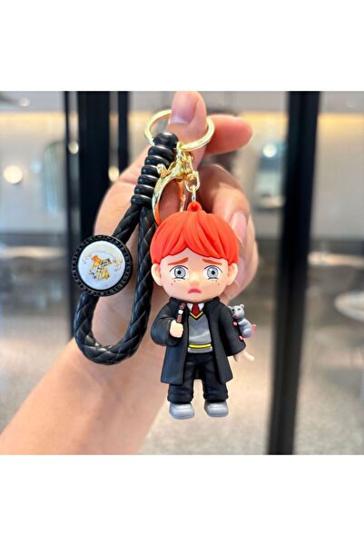 Miniso 6 cm Ron Anime Harry Potter Toys Keychain For Bags Cute Doll Potter Pe...