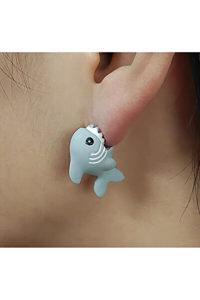 Choice زوج من اللون الأصفر الفاتح قطعتين / زوج واحد من أقراط الحيوانات الكرتو...