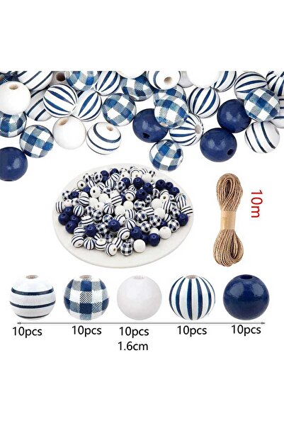 Choice 50 قطعة من خرز عيد الميلاد الخشبي، كمية عشوائية، خرز عيد الميلاد الخشب...