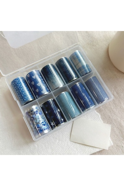 Choice ملصقات ختم الأظافر بنمط شبكي وردي من 10 قطع من ورق نقل فن الأظافر بالل...