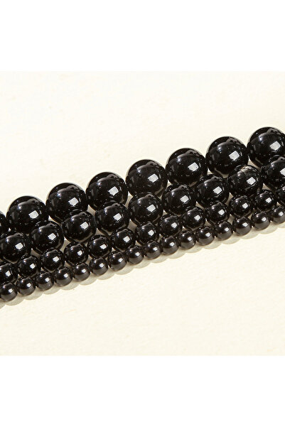 Choice3 Beads approx 4mm Black Obsidian 4 6 8 10mm Natural Stone Black Obsidi...