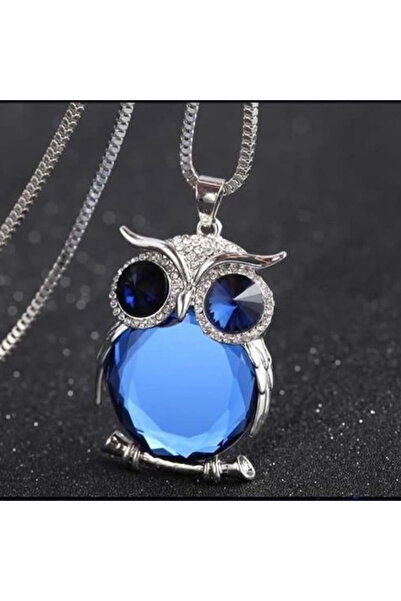 Choice C2355-2 قلادة جديدة بتصميم بومة عتيقة مرصعة بأحجار الراين والكريستال ل...