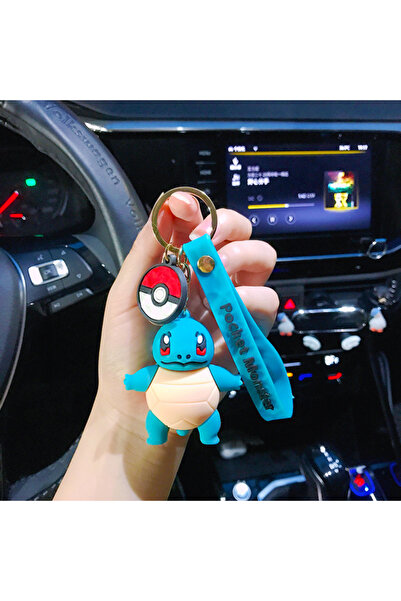 Miniso KC3252 Pokémon Keychain Set - Cute Pikachu & Friends Q Version Keyring...