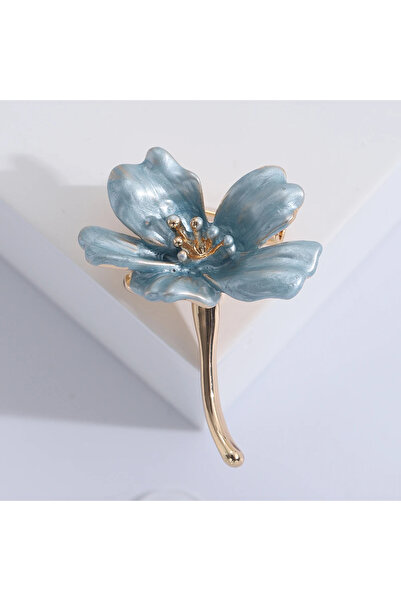 Choice دبابيس زهور عصرية من المينا متعددة الألوان 1928-BL للنساء، دبابيس نباتية، هدايا حفلات الولائم وحقائب الظهر