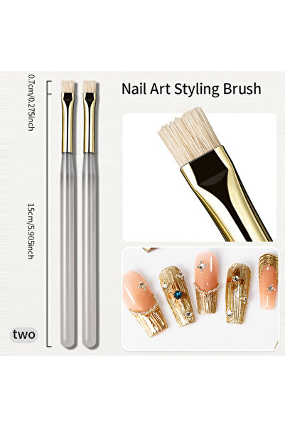 Choice 2PCS RSNAIL Nail Art Brush Multifunctional Stripe Liner Brushes Modeli...