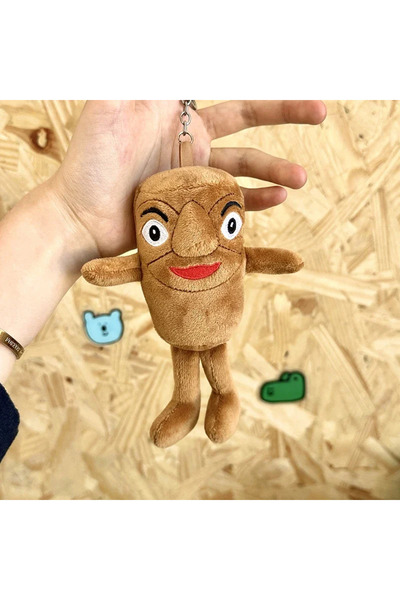 Choice سلسلة مفاتيح لعبة قطيفة برينروت A4 تونغ ساهور كارتون كروكوديلو شيمبانزيني دمية زخرفية ترالاليرو