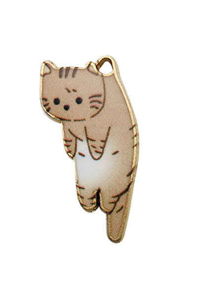 Choice 15153-10 قطع 10/12 قطعة قلادات قطط مطبوعة بالمينا - لوازم صنع المجوهرا...