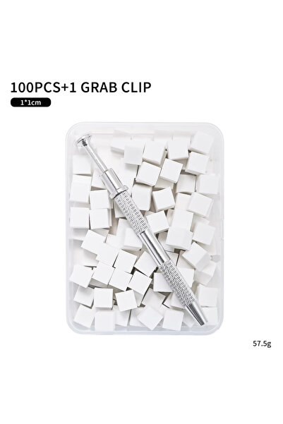 Choice مجموعة إسفنجية مكونة من 100 قطعة من إسفنجات فن الأظافر المتدرجة باللون...