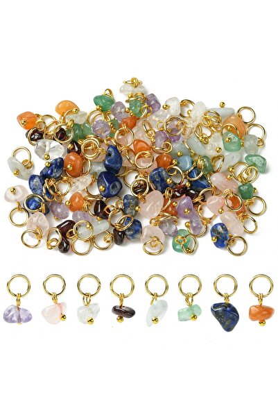 Choice 80 قطعة من المعلقات المصنوعة من الأحجار الكريمة الطبيعية، ...