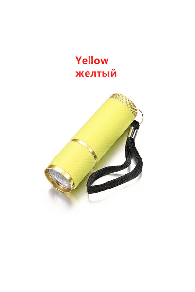 Choice Yellow 9 LED UV Flashlight Ultra Violet Torch Light Lamp Resin Epoxy Mold For Cure Epoxy Resin Adhes