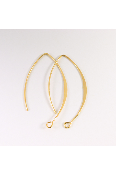 Choice 45mm 20pcs Gold 10/20pcs 45mm Anti Allergy V Shape Earring Hooks Ear W...