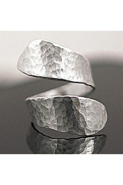 Choice خاتم مجوهرات جديد إبداعي بسيط قابل للتعديل بفتحة غير منتظمة بتصميم قاب...