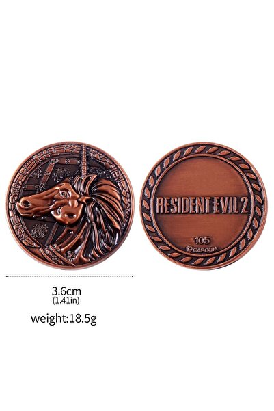 Miniso K00598 لعبة Resident Evil Raccoon City شارة سلسلة مفاتيح بروش نجوم 196...