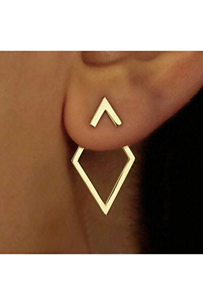 Choice KV6344701 Fashion Diamond Shaped Arrow Earrings Set for Women Retro Mi...