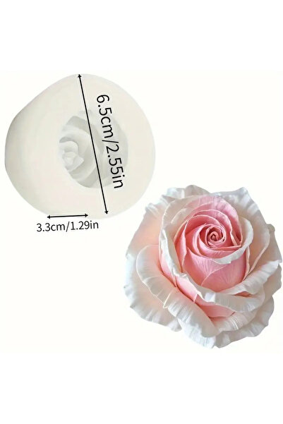 Choice6 قالب سيليكون ثلاثي الأبعاد على شكل زهرة - قالب حرفي عالي الجودة وقابل...