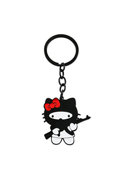 Miniso سلسلة مفاتيح KC1474 من Sanrio Cartoon Funny Hello Kitty، حلقات مفاتيح ...