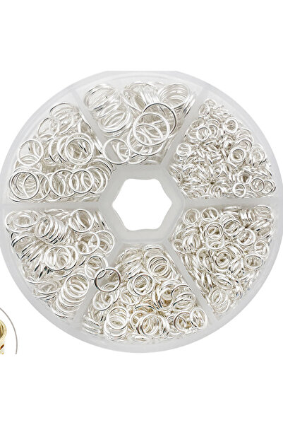 Choice HK625 1 صندوق حلقات قفزة معدنية مفتوحة حلقات منفصلة موصلات حلقة قفزة ح...