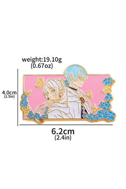 Choice X00632-02 دبابيس مينا مستوحاة من شخصيات الأنمي اليابانية، إكسسوارات مج...