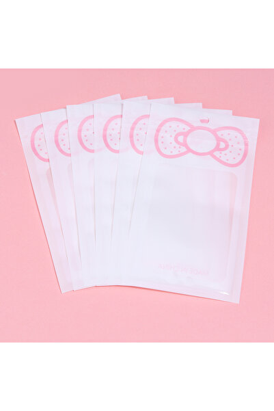 Choice أكياس تغليف الحلوى والبسكويت بسحاب من البلاستيك الشفاف باللون الوردي مقاس 9×16 سم، عدد 20 قطعة/مجموعة، أكياس تغليف المجوهرات والزينة