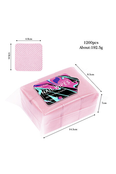 Choice 1200 عبوة بيضاء 1080 قطعة معبأة في علبة مناديل ورقية لإزالة غراء الرمو...