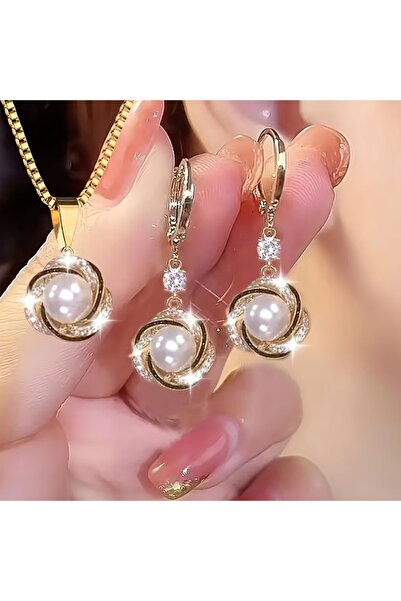 Choice Black 3pcs Shining Zircon Luxury Elegant Jewelry Sets for Women Trendy...